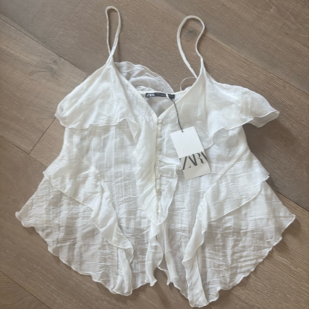 Zara Ruffle Top